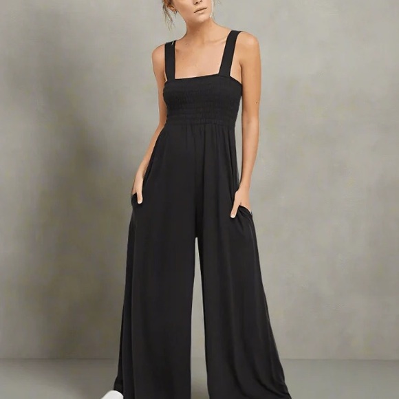 Pants - Elegant Black Jumpsuit